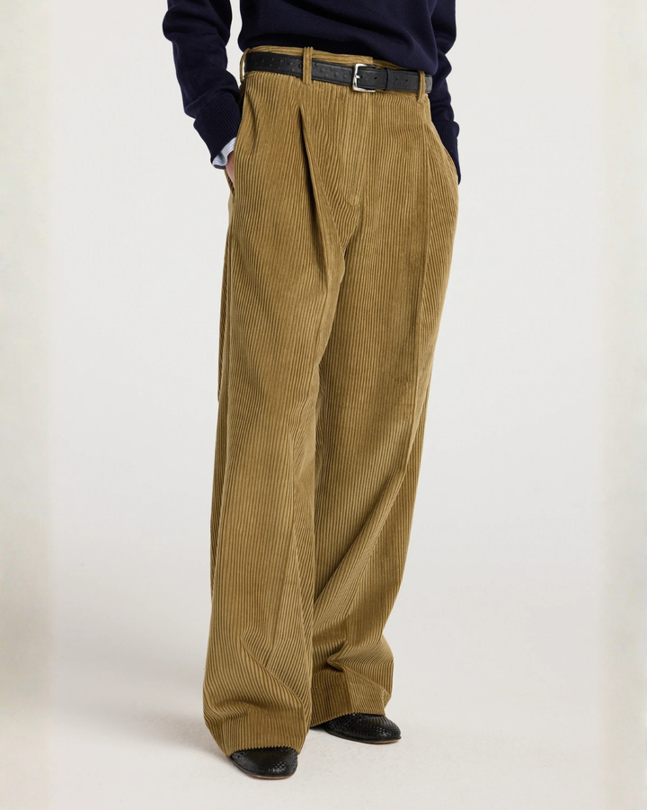 Ted Corduroy Trousers | Beige