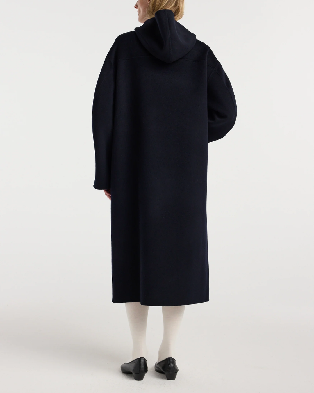 Double-Faced Wool Duffel Coat | Navy