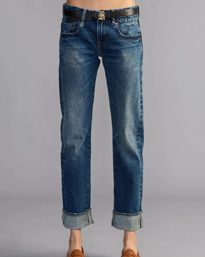 Cuffed Boy Straight | Caslon Selvedge Blue