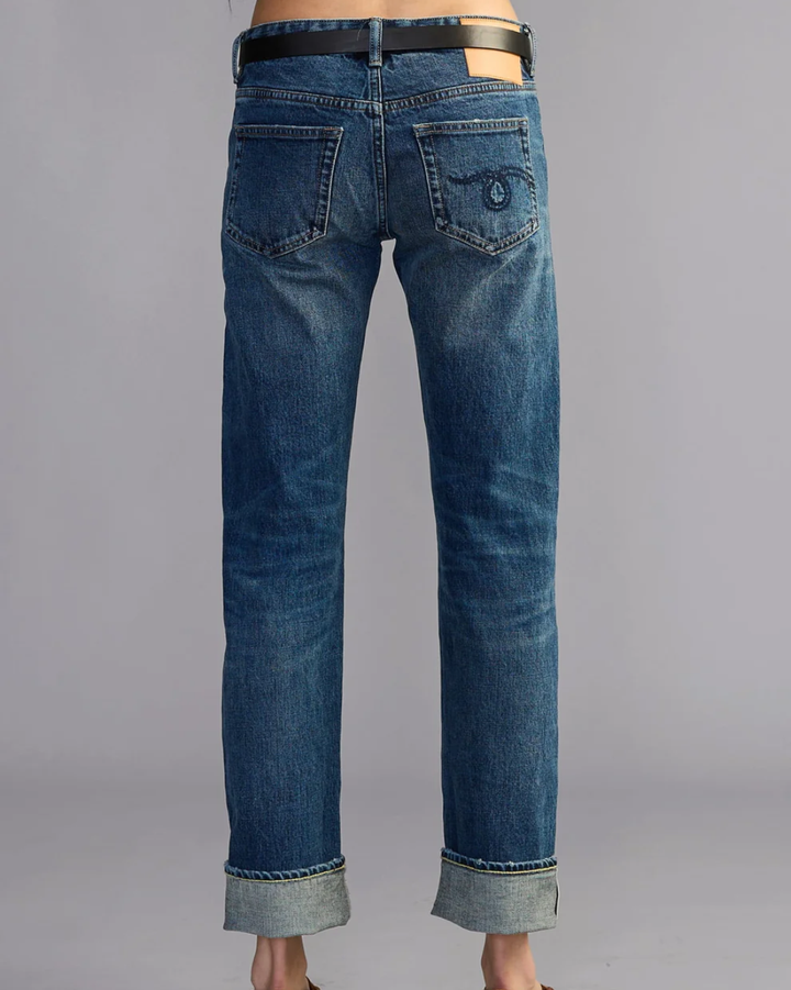 Cuffed Boy Straight | Caslon Selvedge Blue