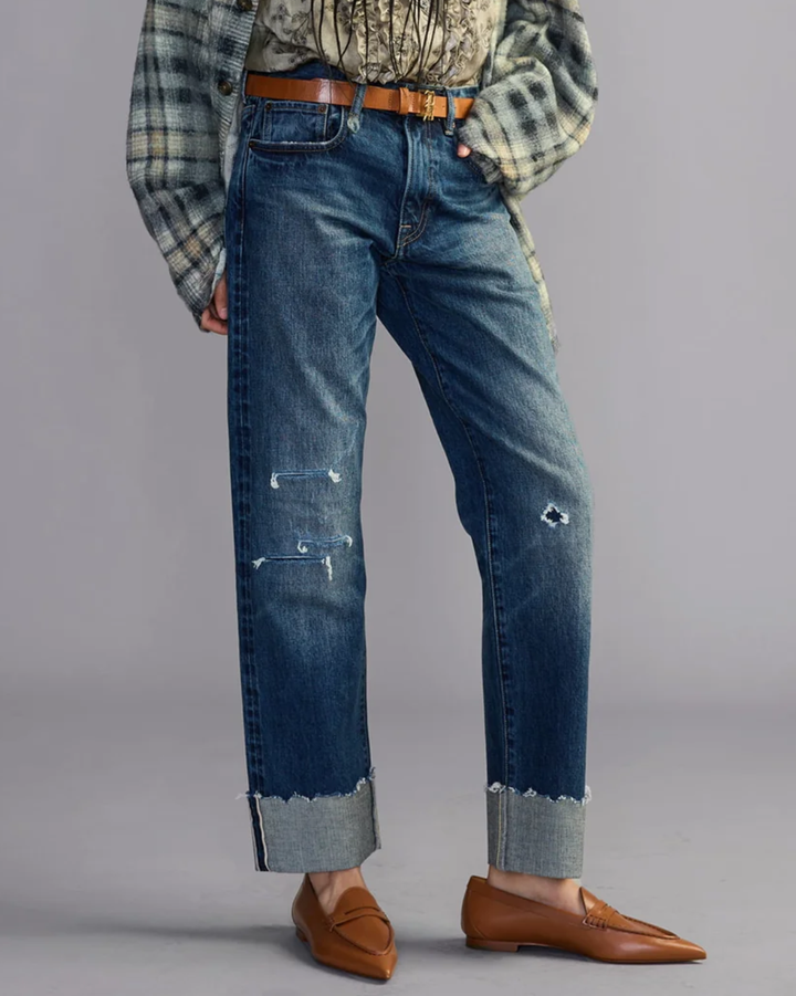Cuffed Romeo Jean | Caslon Selvedge Jean