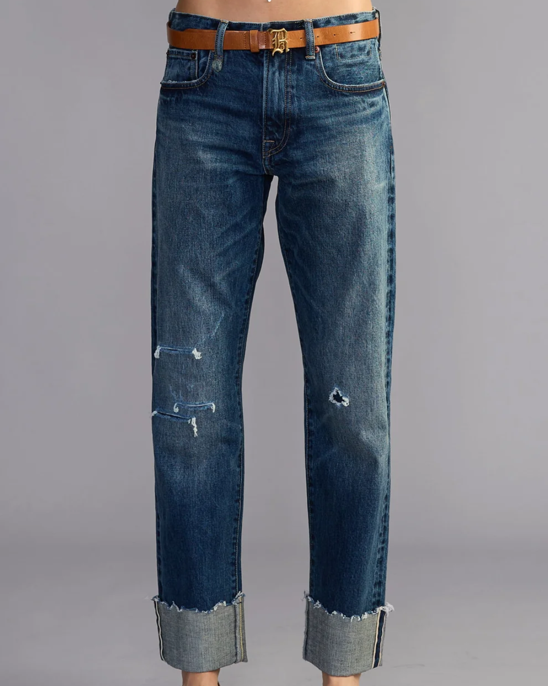 Cuffed Romeo Jean | Caslon Selvedge Jean