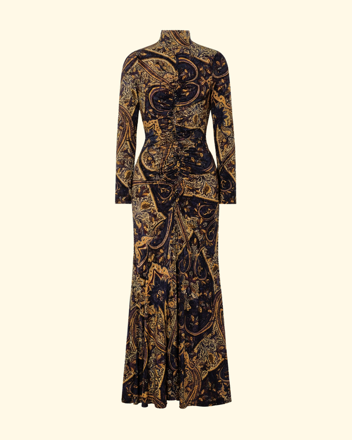Ida LS Jersey Dress | Twilight Paisley