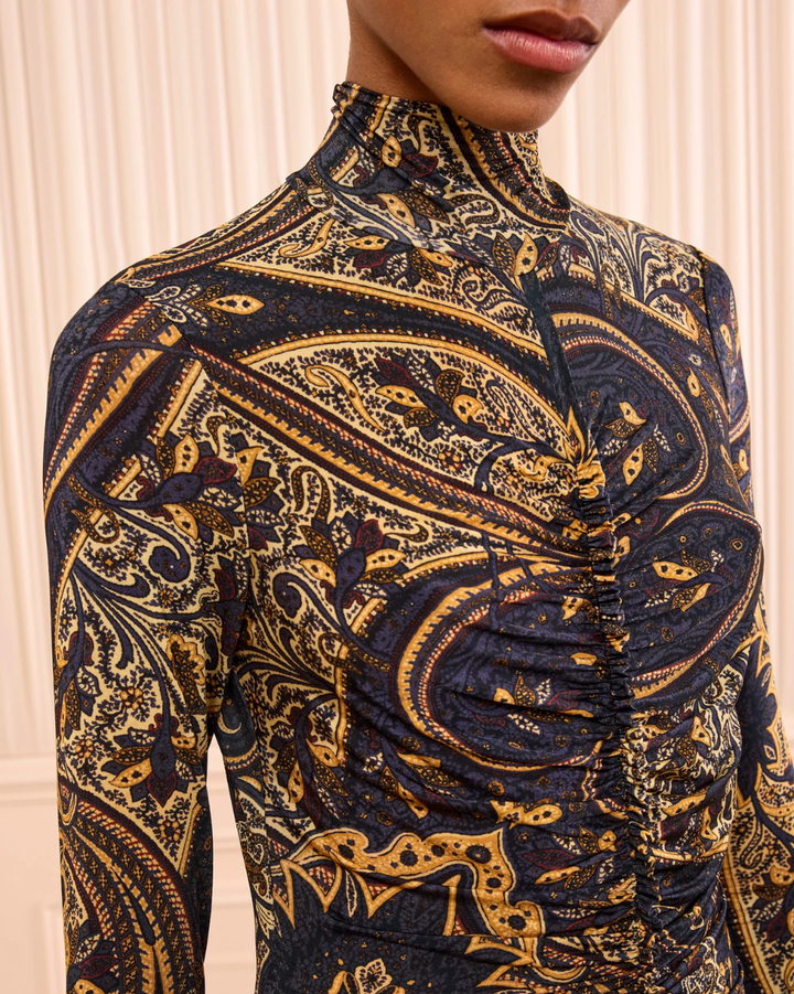 Ida LS Jersey Dress | Twilight Paisley