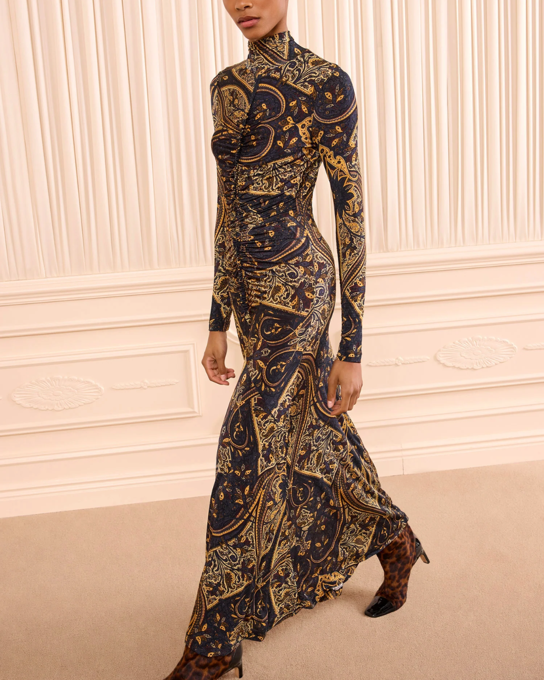 Ida LS Jersey Dress | Twilight Paisley