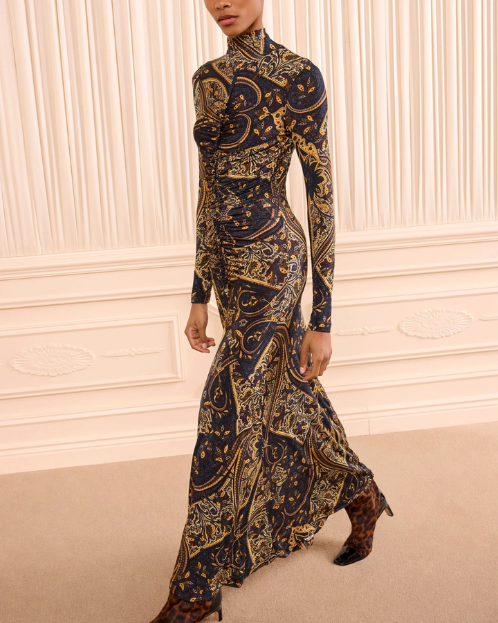Ida LS Jersey Dress | Twilight Paisley