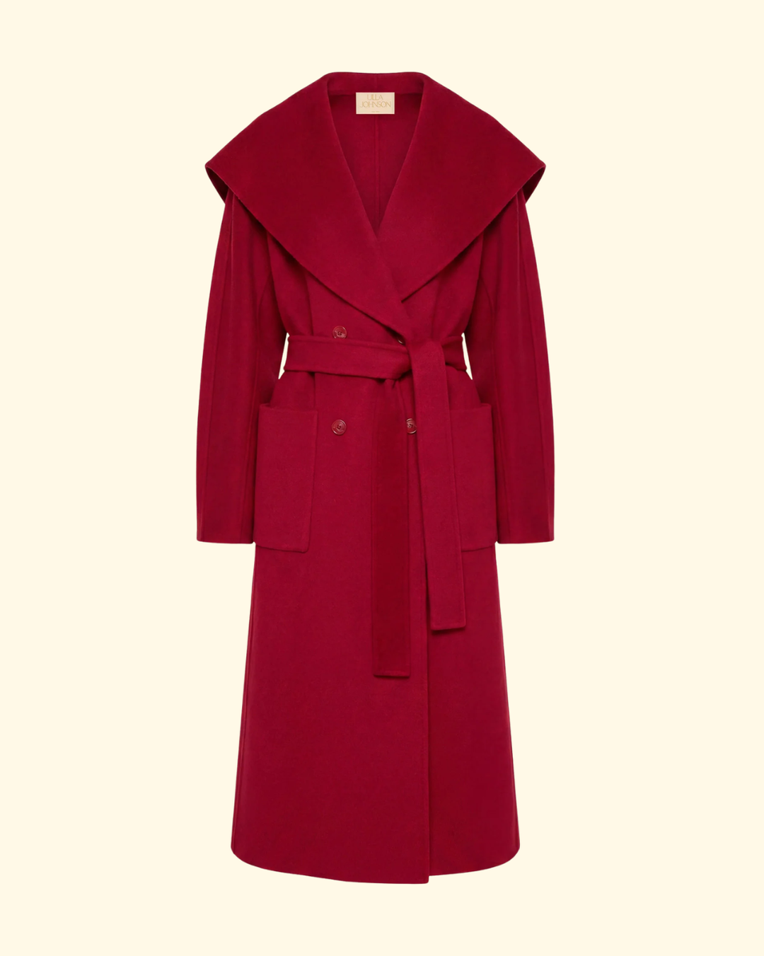 Rory Wool Coat | Cerise