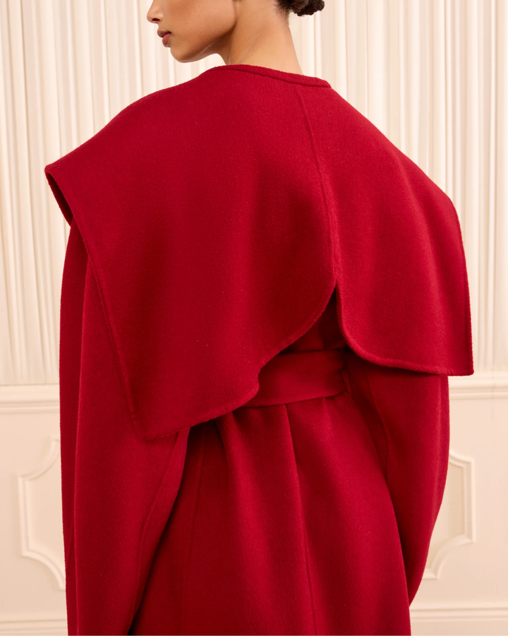 Rory Wool Coat | Cerise