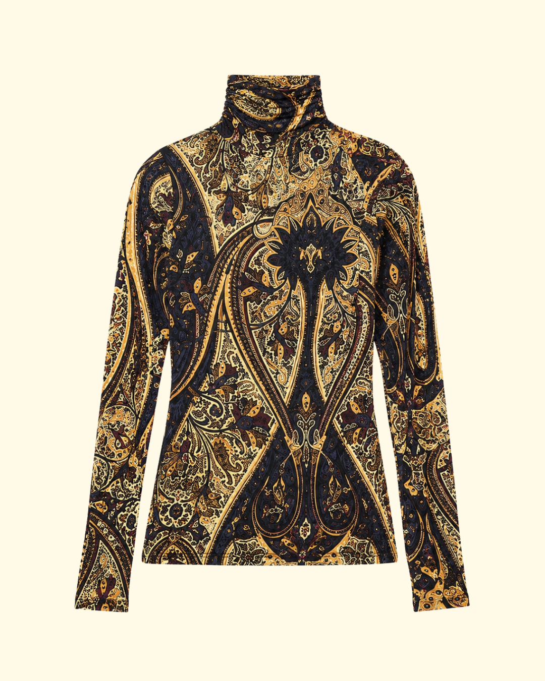 Aurelia LS Jersey Top | Twilight Paisley