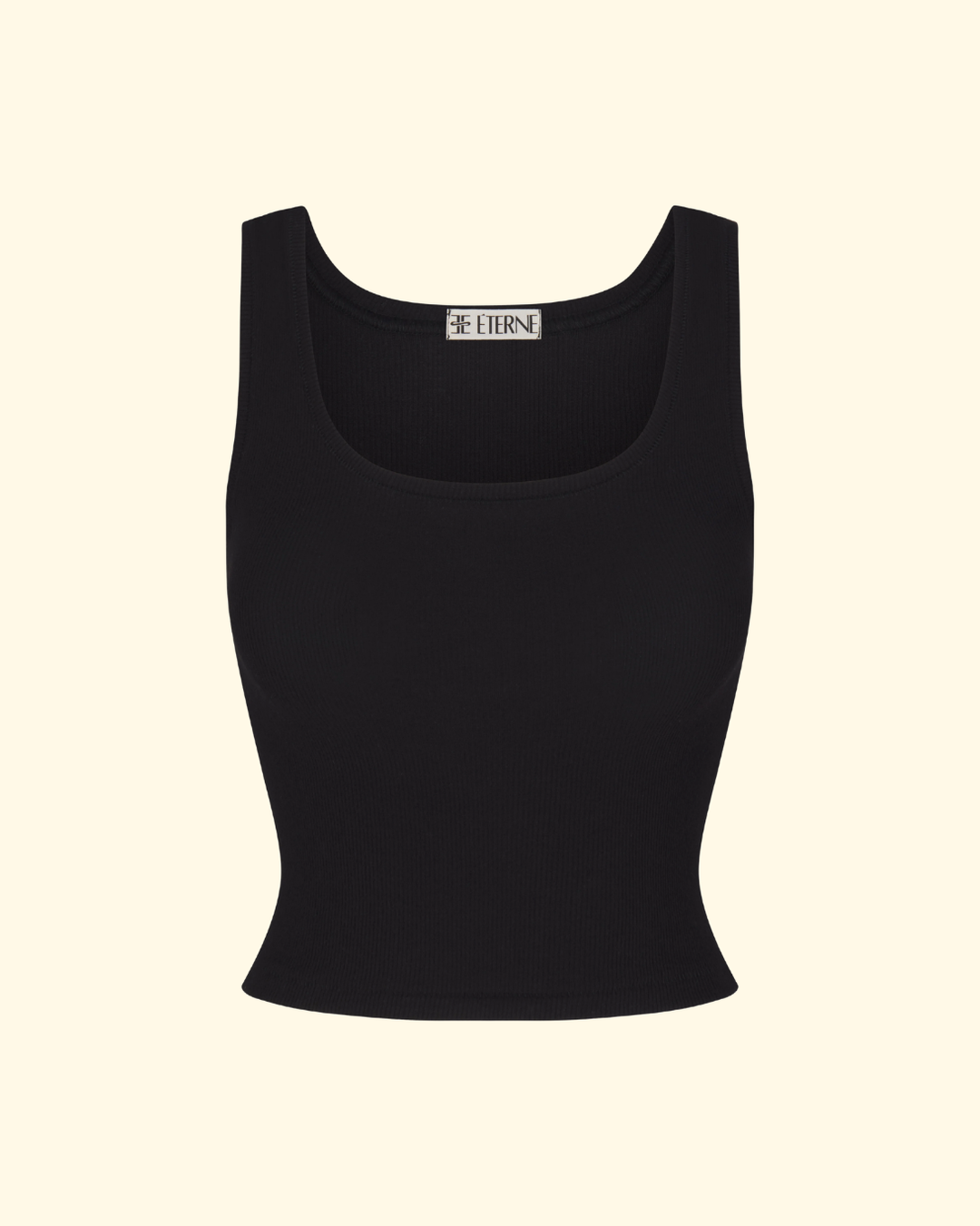 Square Neck Tank | Black