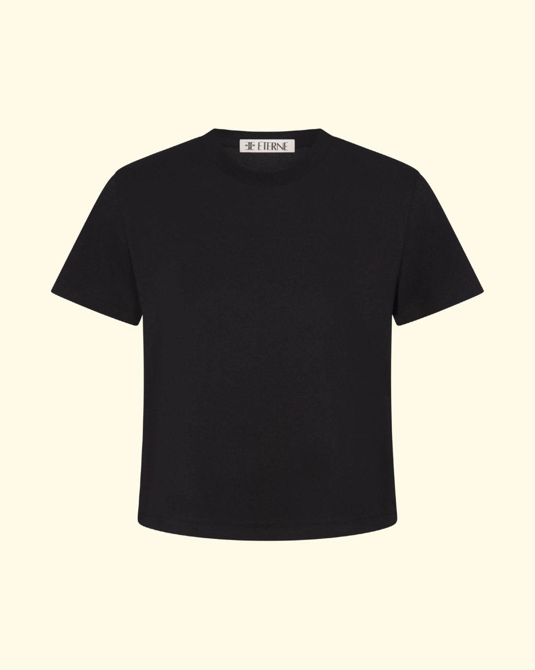 Short Sleeve Boxy Tee | Black