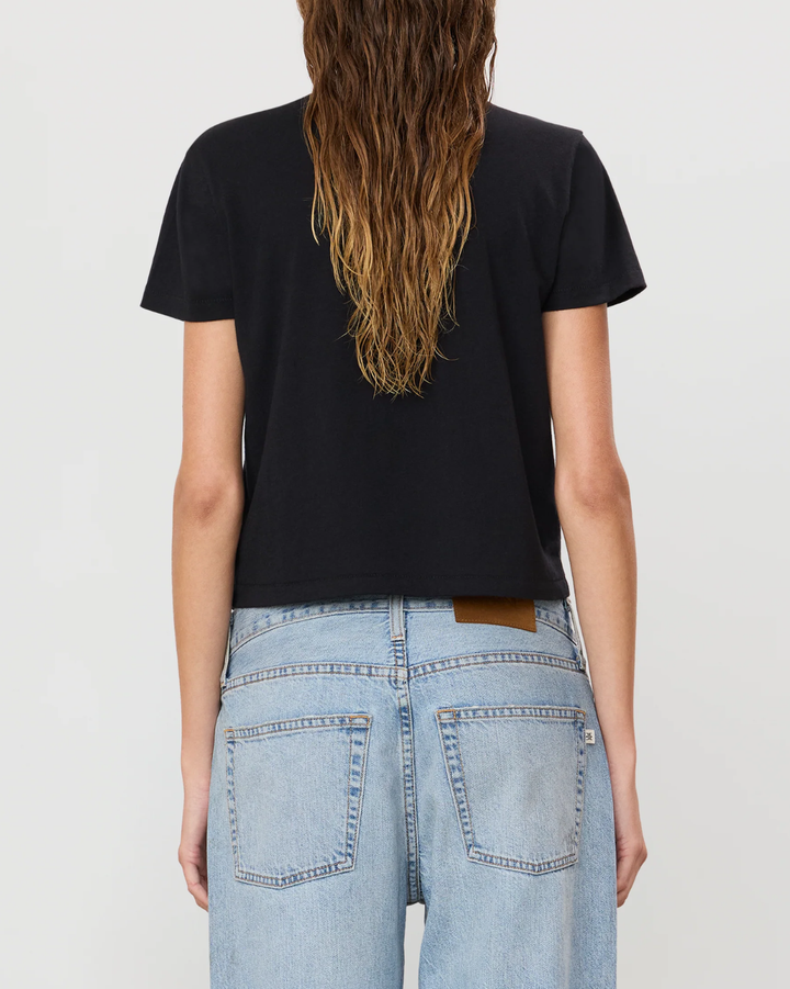 Short Sleeve Boxy Tee | Black