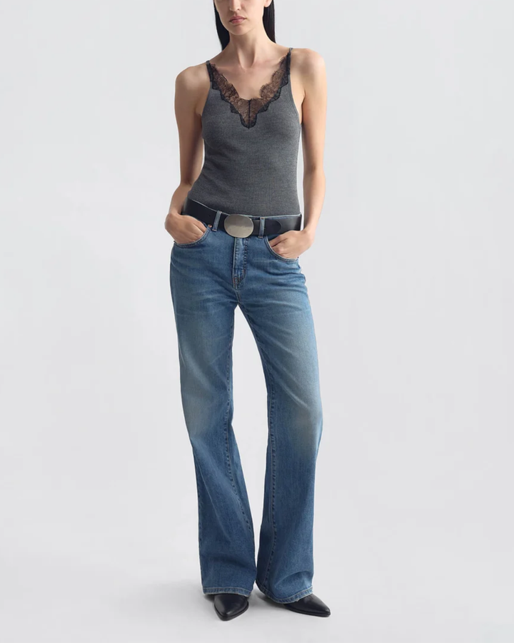 Aronia Sweater Tank | Dark Grey Melange