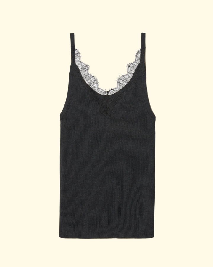 Aronia Sweater Tank | Black