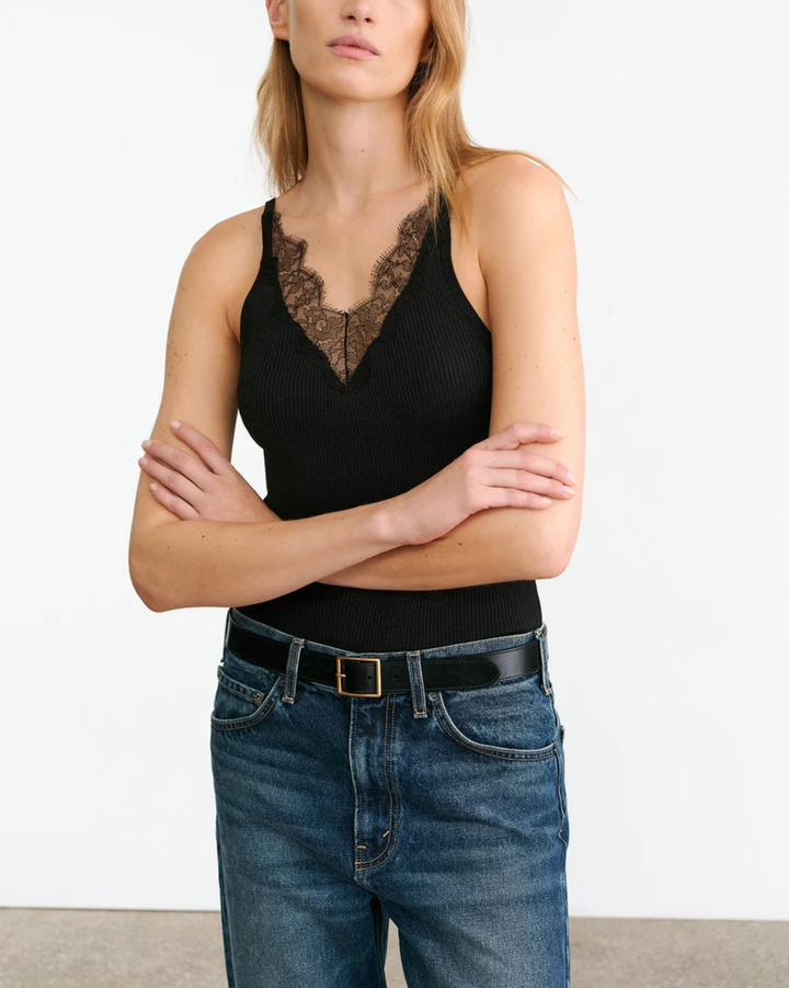 Aronia Sweater Tank | Black