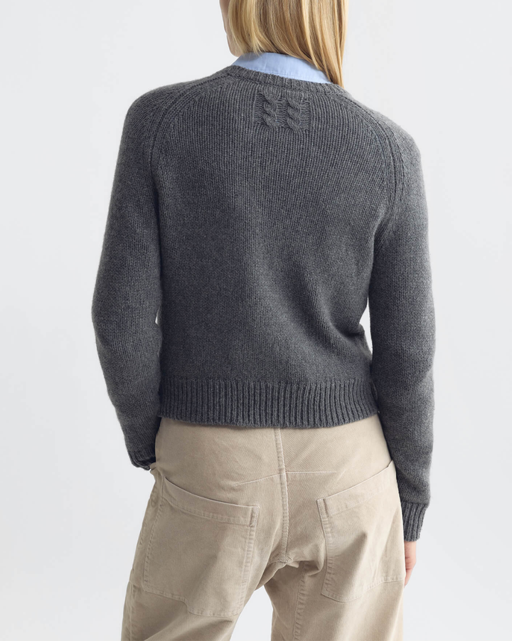 Laurel Sweater | Dark Charcoal Melange