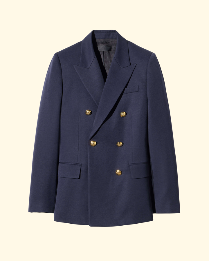 Bruni Double Breasted Jacket | Midnight