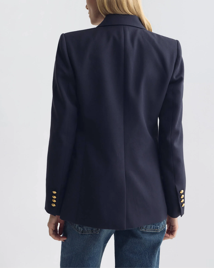 Bruni Double Breasted Jacket | Midnight