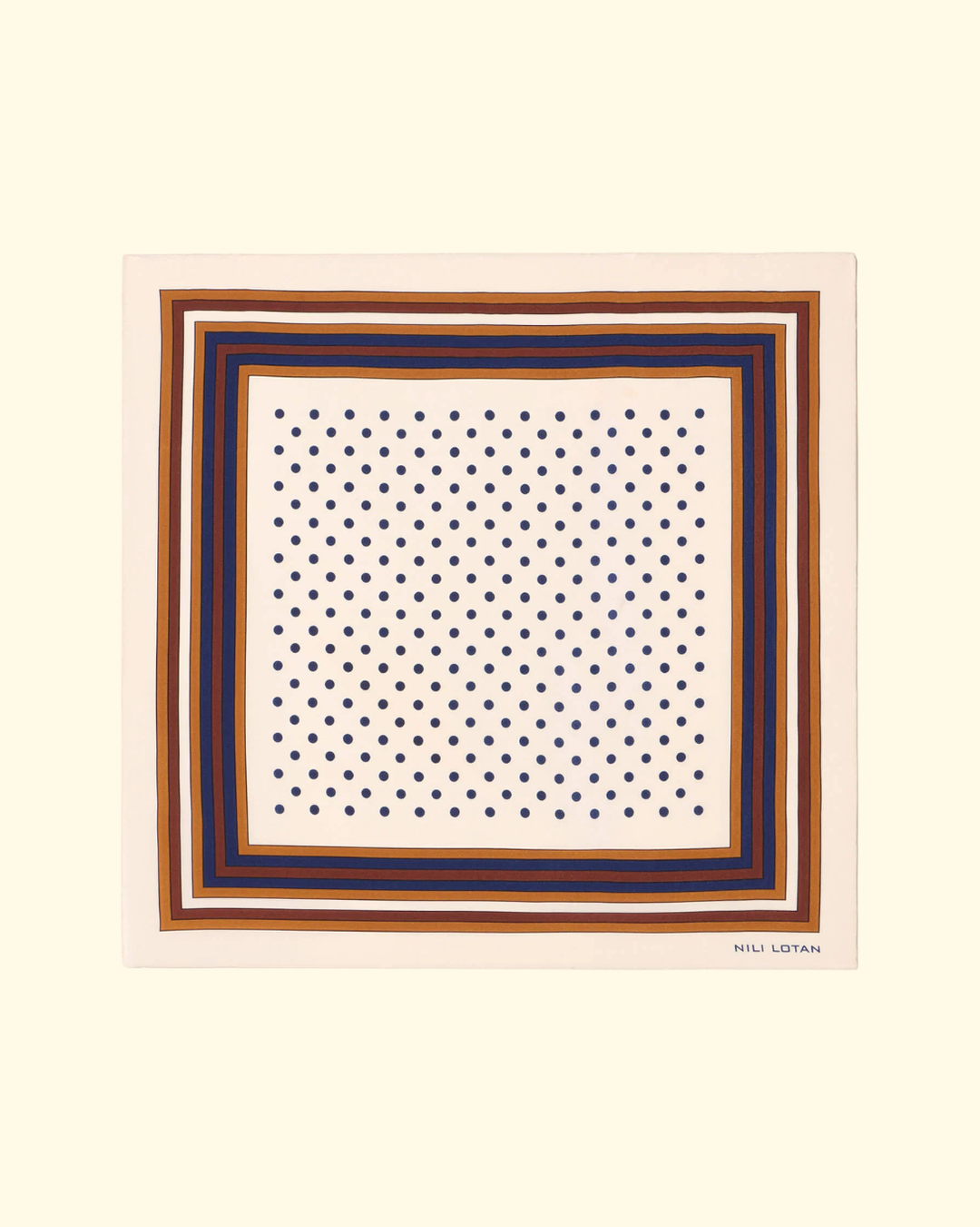 Vintage Polka Dot Scarf