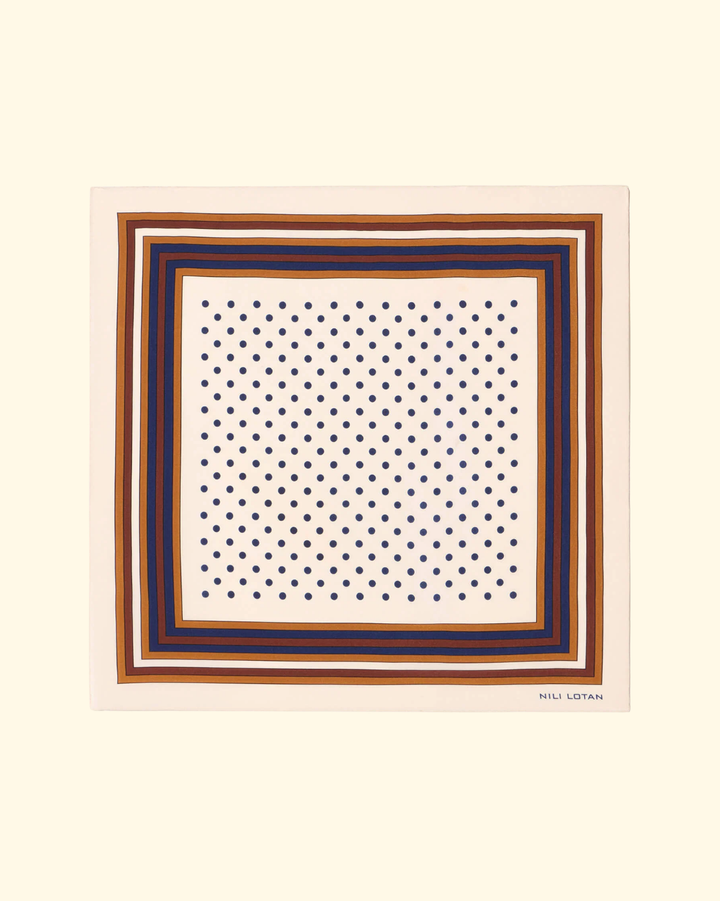 Vintage Polka Dot Scarf