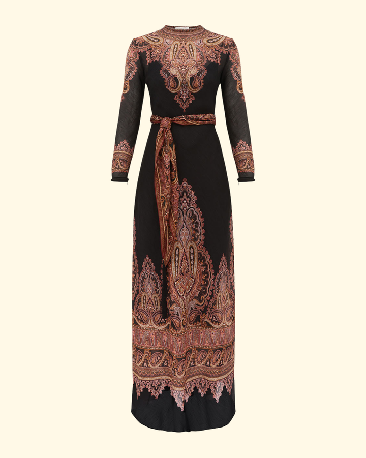Ascent Sheath Dress | Rose Paisley