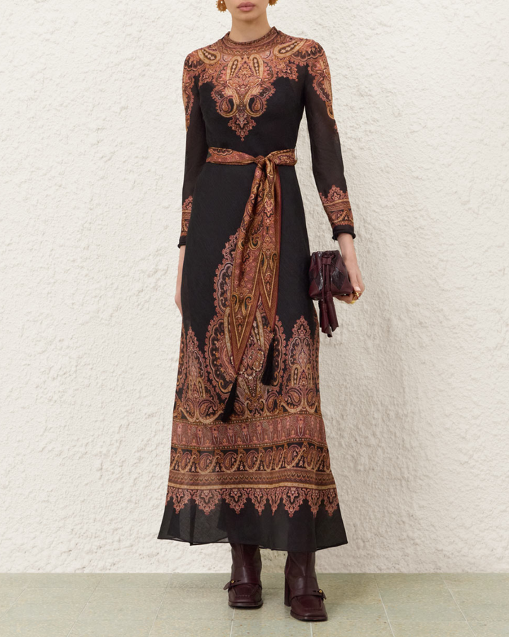 Ascent Sheath Dress | Rose Paisley