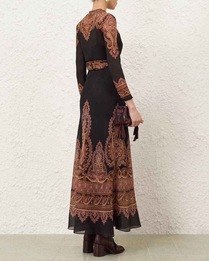 Ascent Sheath Dress | Rose Paisley