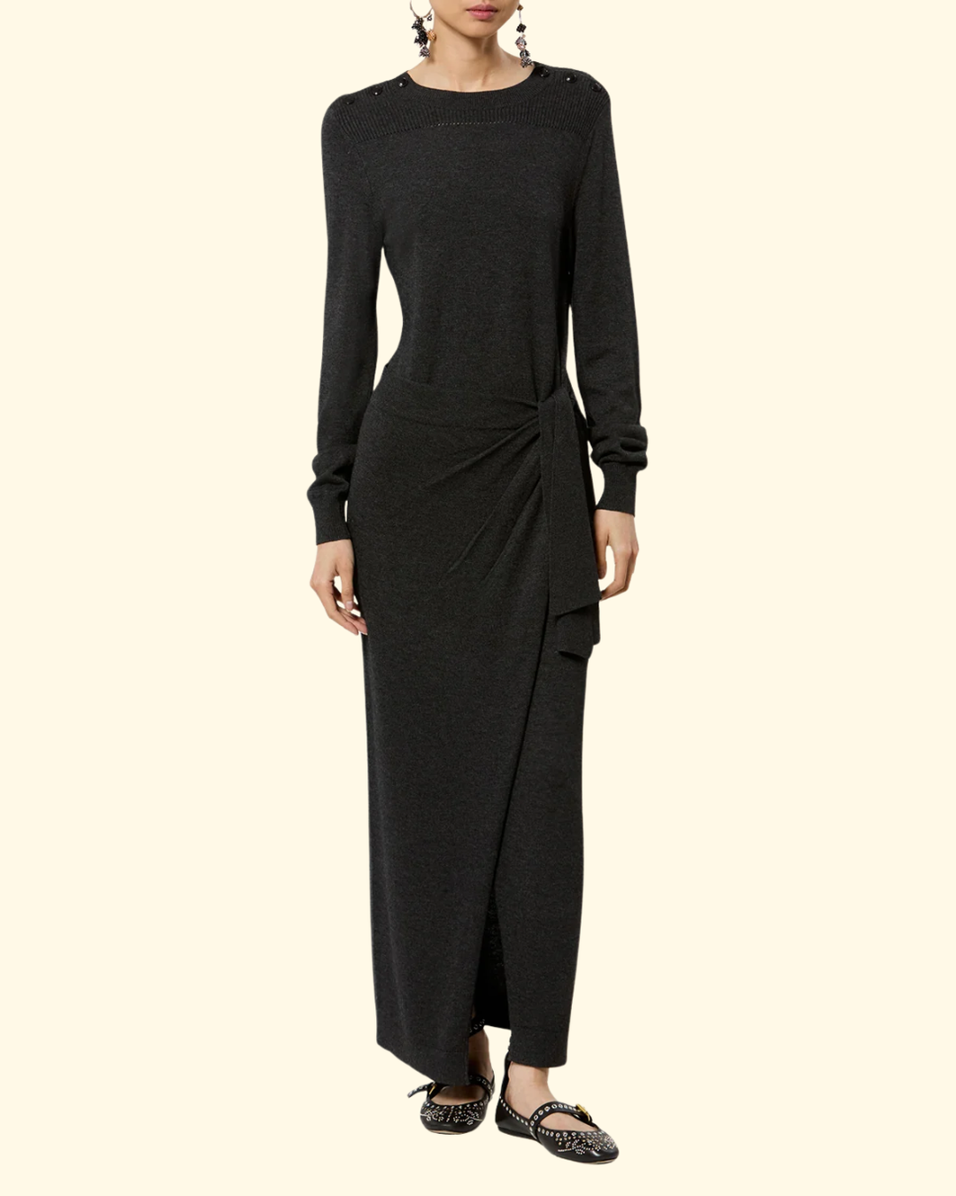 Jozira Dress | Anthracite