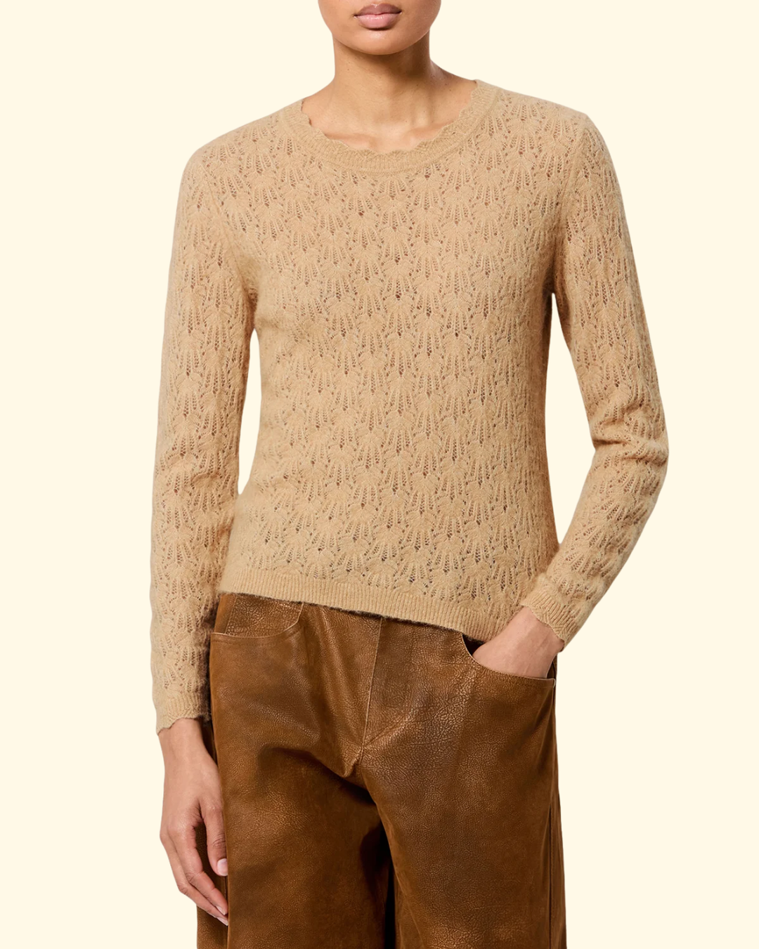 Obeline Pullover | Camel