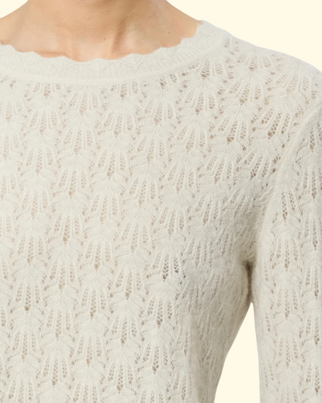 Obeline Pullover | Ecru