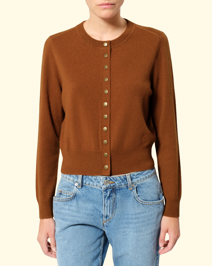 Idesia Cardigan | Caramel