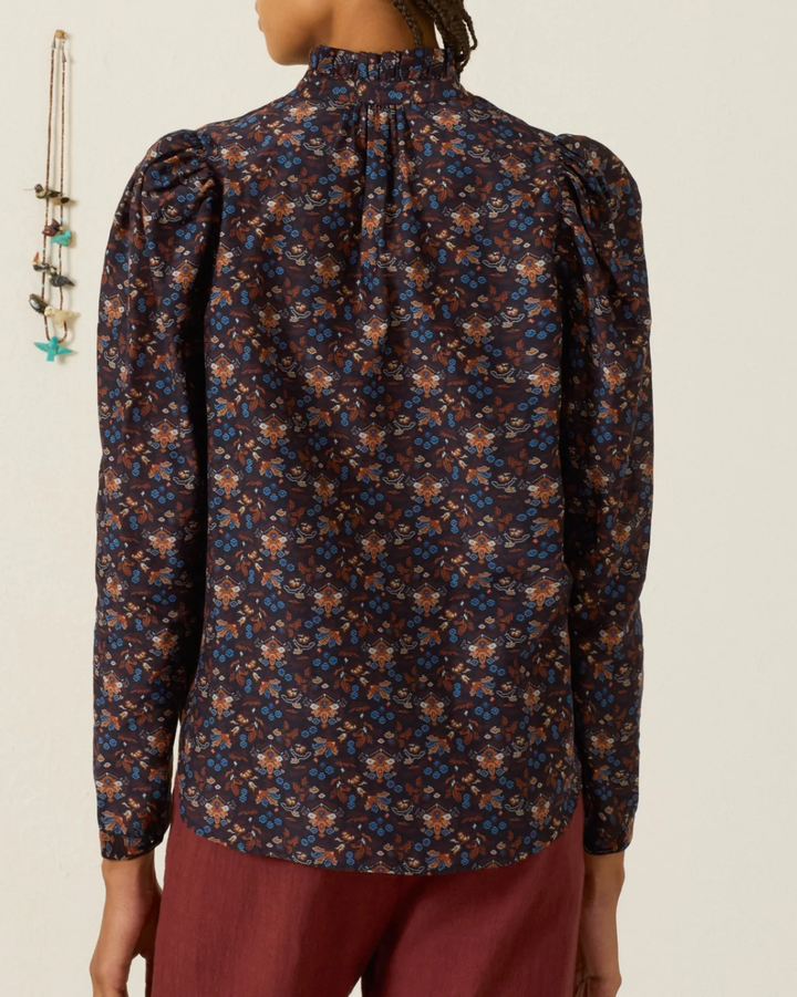 Artemis Indigo Kilim Shirt | Dark Blue