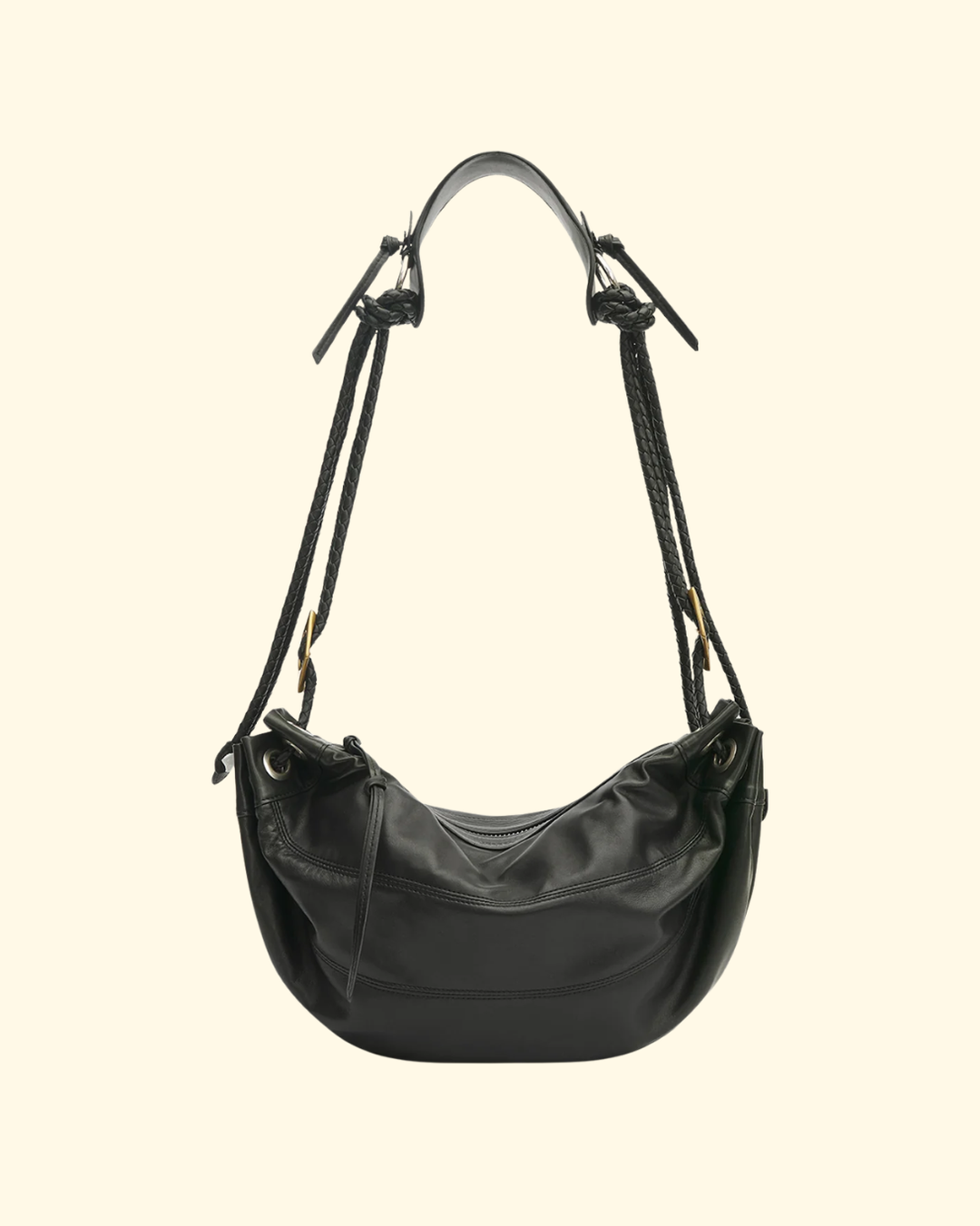 Maia Medium Shoulder Bag | Black