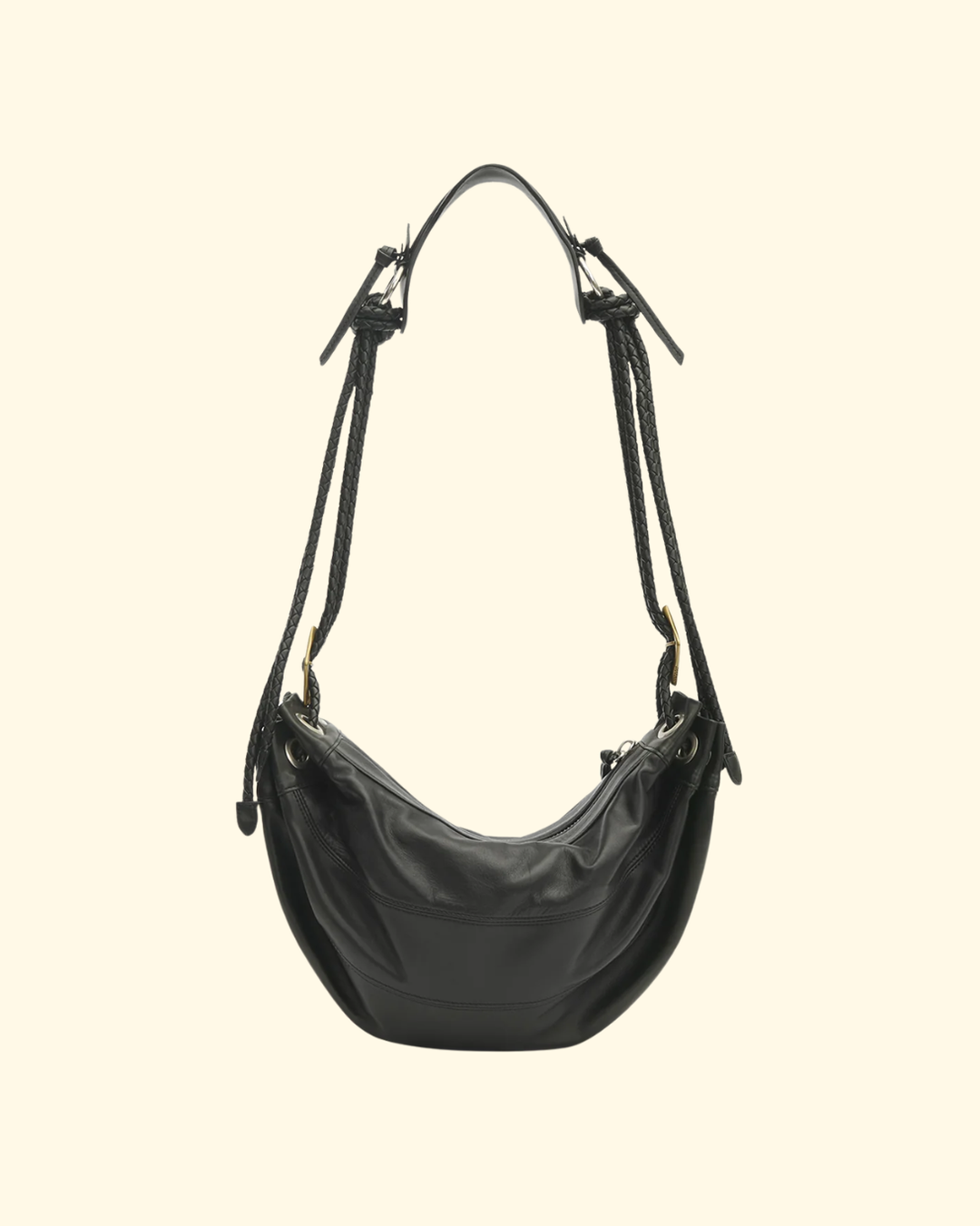 Maia Medium Shoulder Bag | Black