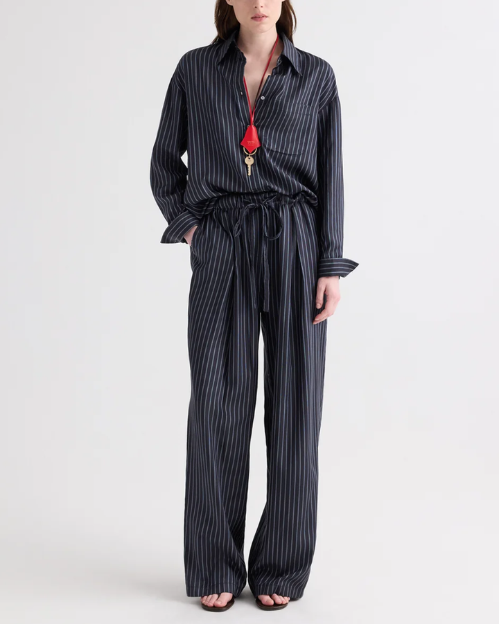 PJ Pant | Blue Nights/Turkish Coffee