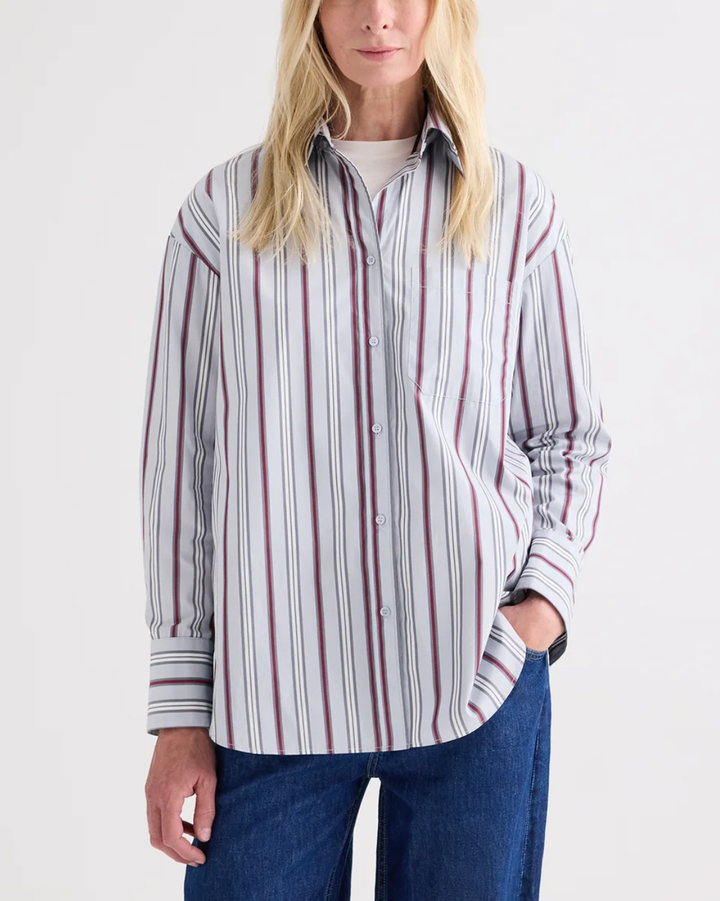 Big Joe Shirt | Light Gray Multi