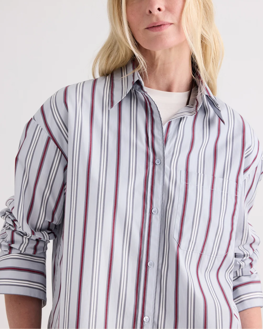 Big Joe Shirt | Light Gray Multi