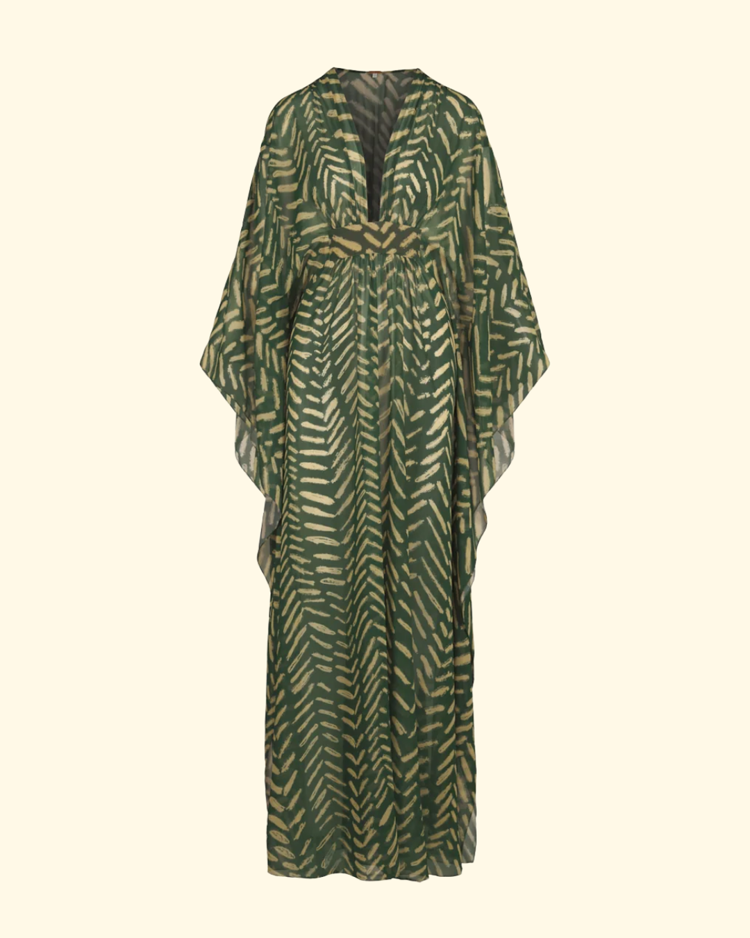 Secret Garden Maxi Dress | Green/ Lime