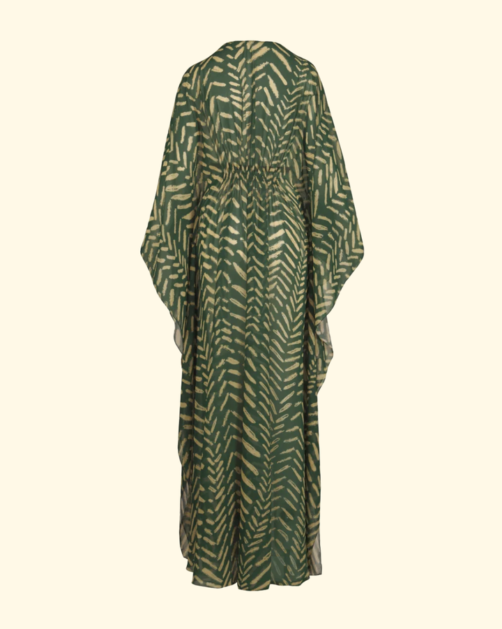 Secret Garden Maxi Dress | Green/ Lime