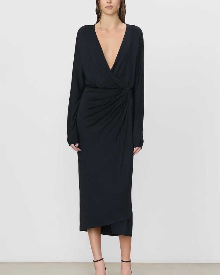 Daria Midi Dress | Black