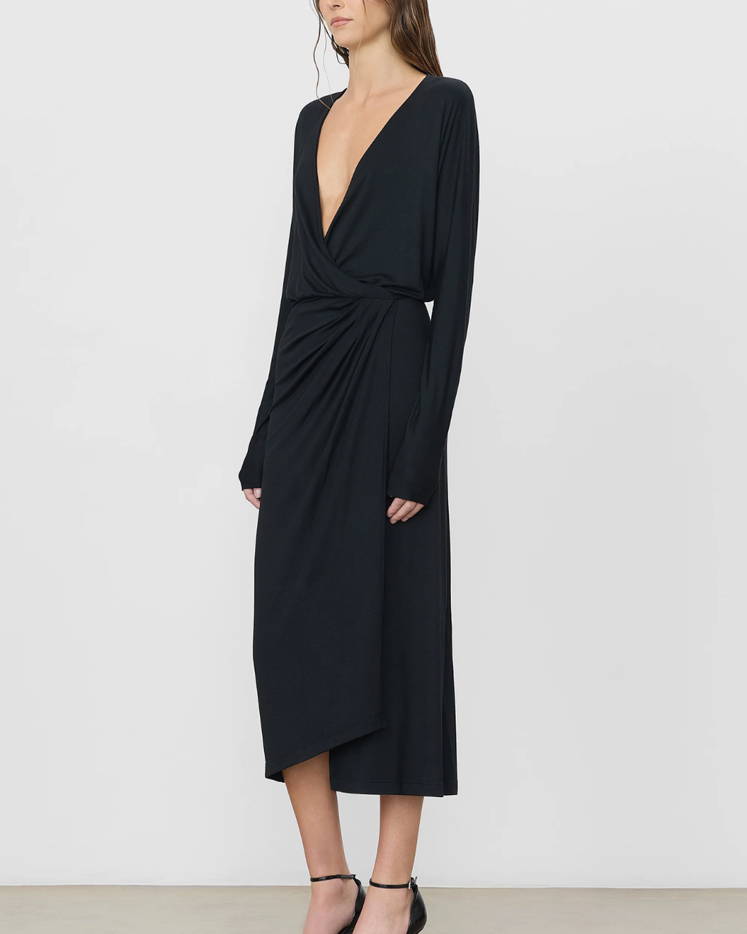 Daria Midi Dress | Black