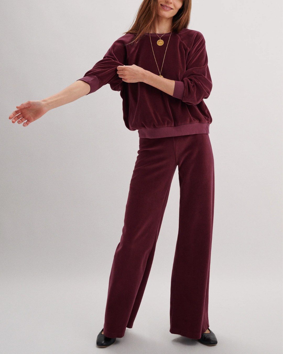 Samos Sweatshirt | Ruby