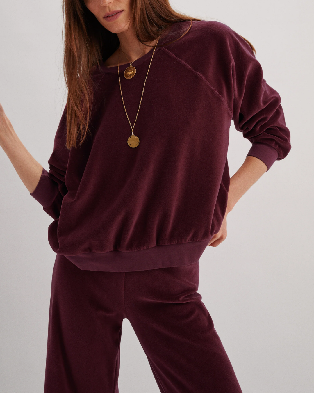 Samos Sweatshirt | Ruby