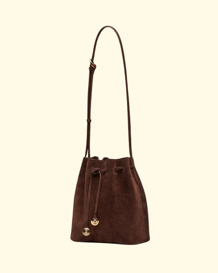 Charm Bucket Small | Chocolate Brown