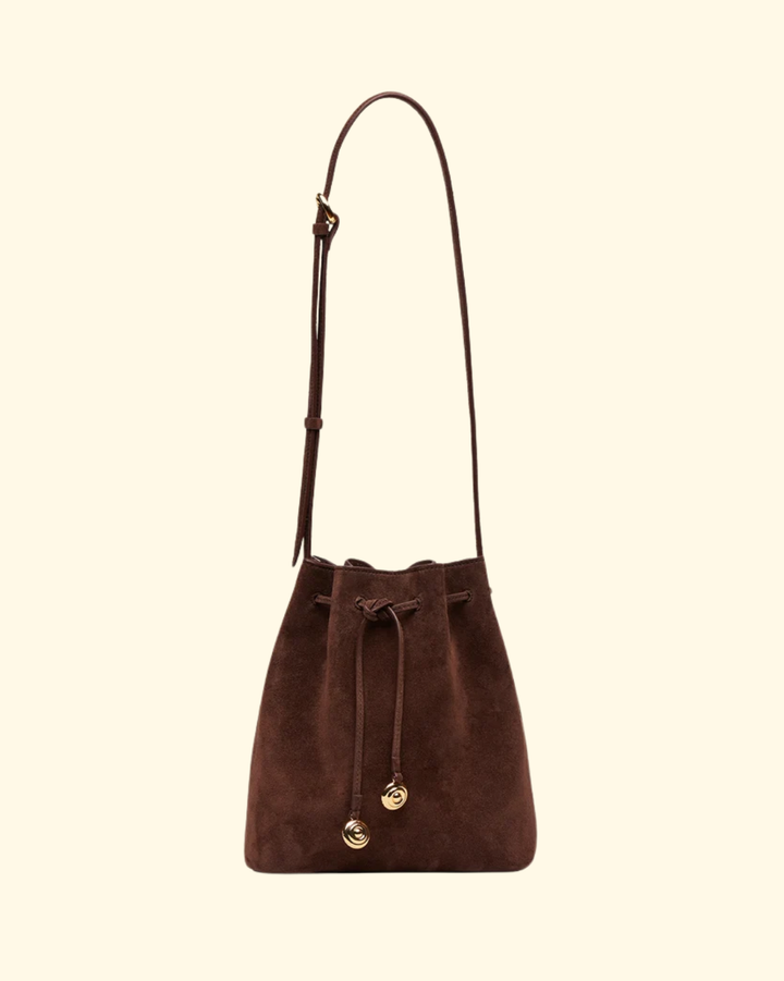 Charm Bucket Small | Chocolate Brown