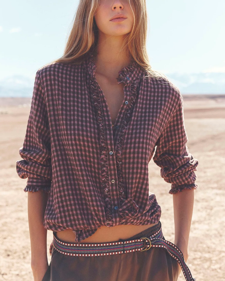 Amelie Shirt | Bourbon Rose