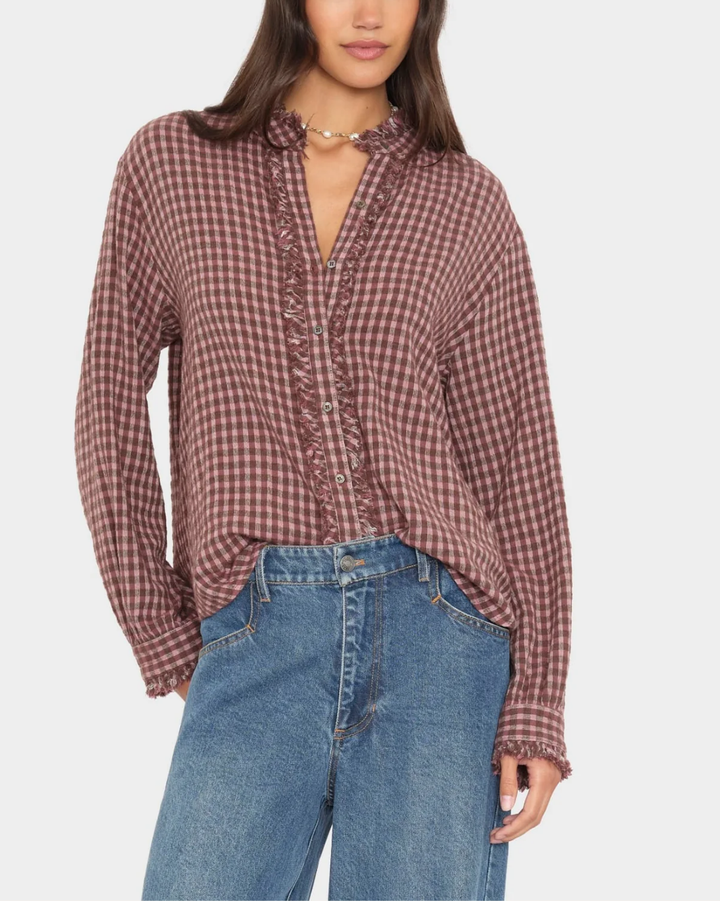 Amelie Shirt | Bourbon Rose