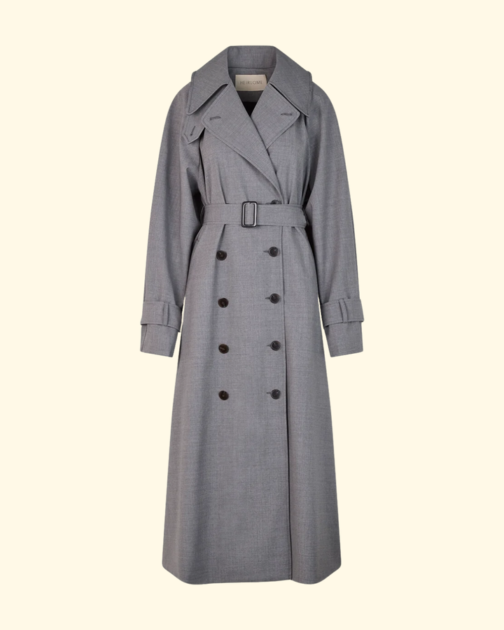 Sidney Trench Coat | Grey