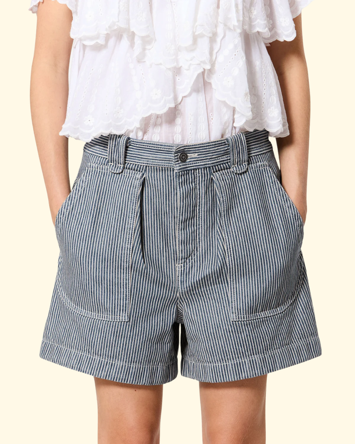 Eveja Shorts | Blue/ White