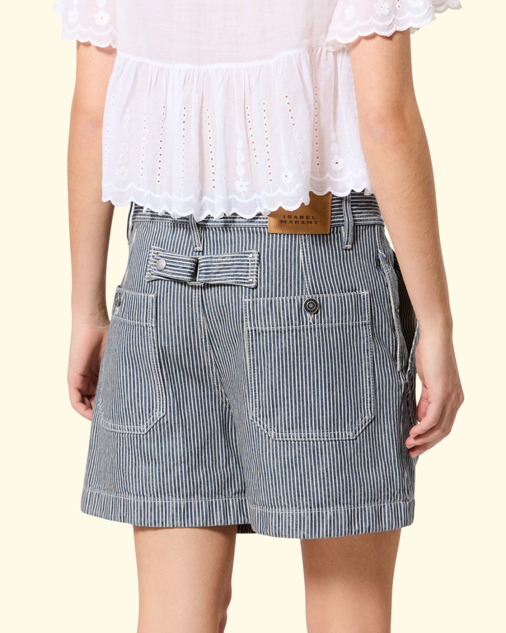 Eveja Shorts | Blue/ White
